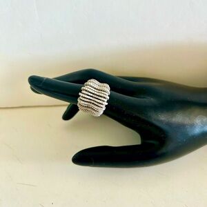 VTG Sterling & Rhinestone Ring